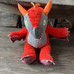 Build A Bear Great Wolf Lodge MagiQuest Charlock MagicQuest Red Dragon Plush